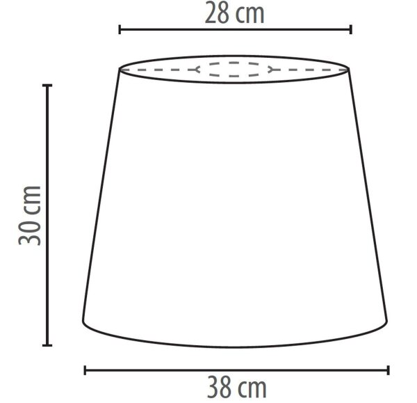 Tissu Abat-jour Blanc Rose E27 Lampe à suspendre