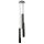 Suspension Noir Aluminium 3 flammes Design moderne