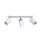Spot de plafond blanc métal 3 flammes GU10 Moderne