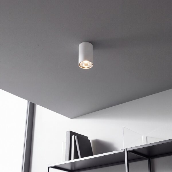 Lampe spot blanche GU10 petite Ø5,5cm plafond EYE