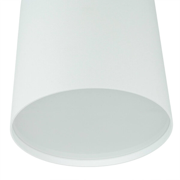 Spot à poser blanc moderne rond Ø13cm GU10 POINT