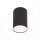 Spot de plafond étroit rond Moderne Métal Ø13cm E27 Noir