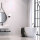 Applique salle de bain blanc noir métal IP44