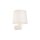Applique blanche avec interrupteur Abat-jour en tissu E27 Moderne