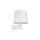 Applique blanche avec interrupteur Abat-jour en tissu E27 Moderne