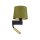 Applique murale confortable avec interrupteur Bras de lecture Abat-jour en tissu