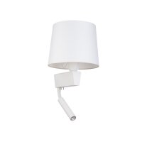Applique avec lampe de lecture Interrupteur Blanc...