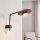 Applique réglable métal bois H:38cm grande GX53