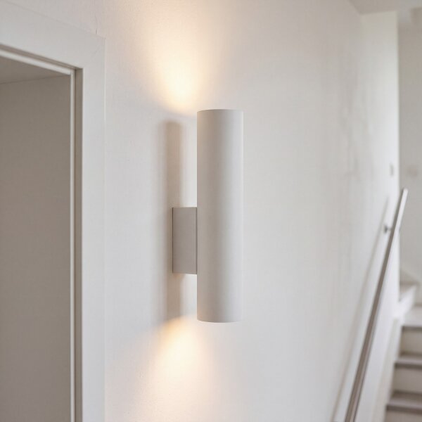 Applique murale intérieure Blanc Métal H:25cm 2x GU10 Up Down