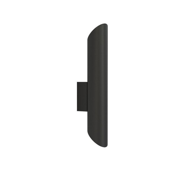 Applique intérieure noir métal H:33cm 2x GU10 Up Down