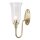 Applique de salle de bain IP44 en laiton verre avec LED