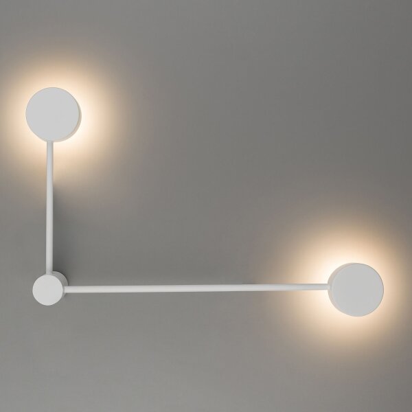 Applique blanche ONORA métal lumière indirecte 2x GX53