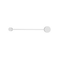 Applique en m&eacute;tal blanc 52cm plat GX53...