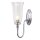 Lampe de salle de bain en laiton de style avec LED en chrome IP44