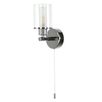 Petite lampe murale avec interrupteur Abat-jour en verre...
