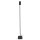 Lampadaire réglable salon noir métal 124cm