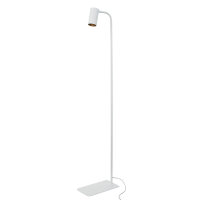 Petit lampadaire Blanc 124cm Moderne flexible GU10...
