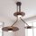 Plafonnier réglable métal bois 3x GX53 faible éblouissement