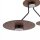 Plafonnier réglable métal bois 3x GX53 faible éblouissement