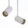 Spot de plafond moderne blanc or H:41cm ajustable 2x
