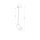 Plafonnier polyvalent Blanc H:41cm ajustable GU10