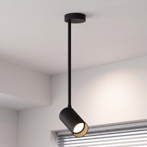 Spot de plafond noir H:41cm Moderne flexible GU10