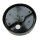 Petite lampe de plafond noir or Ø18cm rond IP44 E27