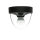 Plafonnier rond noir Ø18cm petit IP44 Moderne MAIRA
