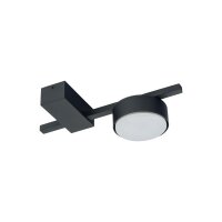 Plafonnier noir petit L:23cm Aluminium Métal