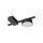 Plafonnier noir petit L:23cm Aluminium Métal