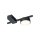 Plafonnier noir petit L:23cm Aluminium Métal