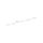 Plafonnier blanc grand L:98cm Aluminium Métal Moderne