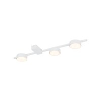 Plafonnier allongé Blanc L:59cm Aluminium...