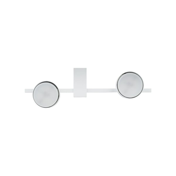 Plafonnier polyvalent MAURYA Blanc Aluminium Métal