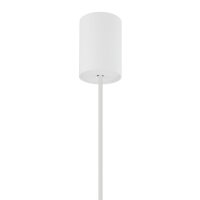 Suspension blanc or 5 flammes ovale E27 Loft Design