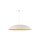 Suspension blanc or 5 flammes ovale E27 Loft Design