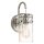 Applique murale design verre m&eacute;tal look industriel