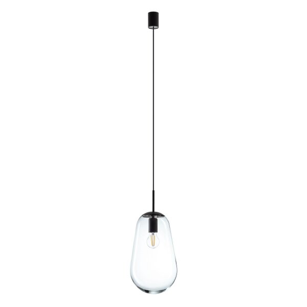 Suspension en verre MORNA Ø22cm décoratif P : max. 1,8m