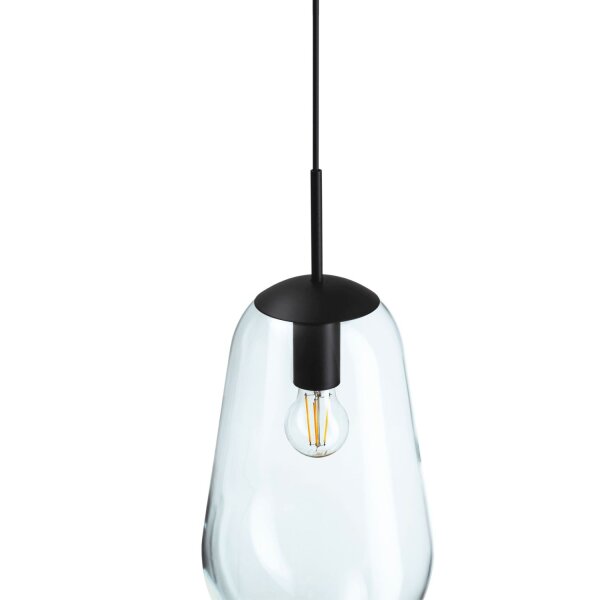 Suspension en verre MORNA Ø22cm décoratif P : max. 1,8m