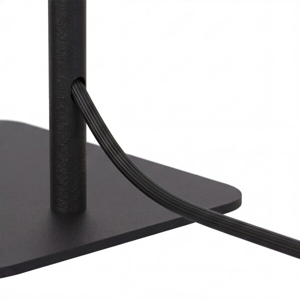 Petite lampe de table noire laiton 40cm Moderne