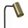 Petite lampe de table noire laiton 40cm Moderne