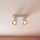 Petit spot de plafond blanc or L:17-31cm élégant