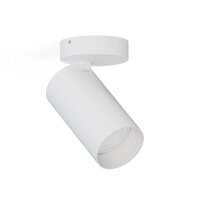 Spot de plafond rond blanc petit H:13cm compact GU10