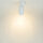 Spot de plafond rond blanc petit H:13cm compact GU10