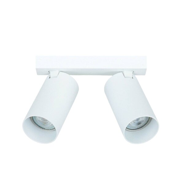 Spot de plafond blanc allongé L:5,5-20cm Moderne flexible