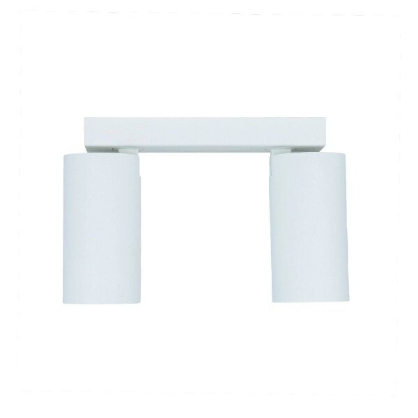 Spot de plafond blanc allongé L:5,5-20cm Moderne flexible