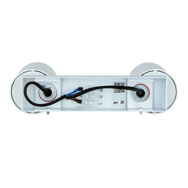 Spot de plafond blanc allongé L:5,5-20cm Moderne flexible