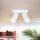 Spot de plafond blanc allongé L:5,5-20cm Moderne flexible