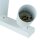 Spot de plafond blanc allongé L:5,5-20cm Moderne flexible