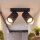 Spot de plafond noir COLENE L:5,5-20cm Moderne 2x GU10